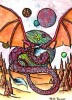 ACEO Art Card - Desert Dragon